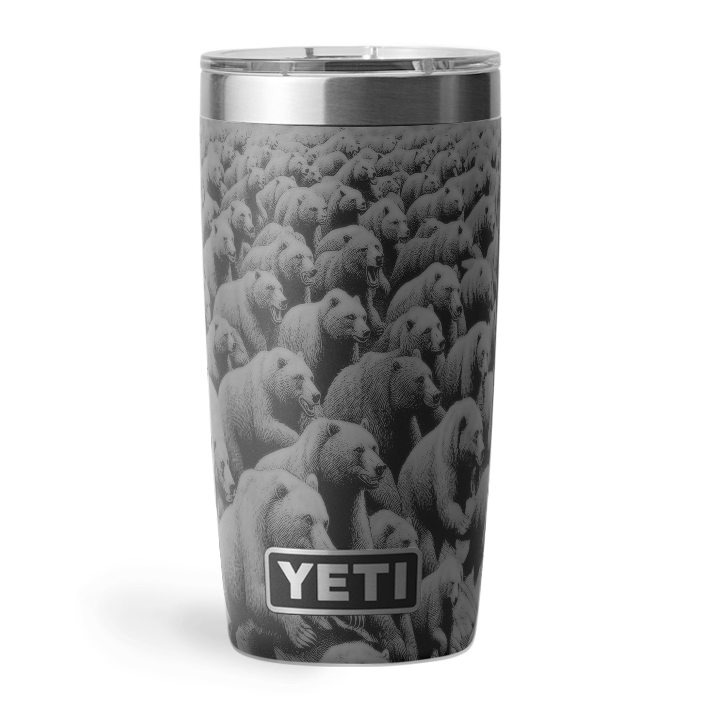 "Ahhhhhh!!! Bears!" - 10oz YETI Engraving