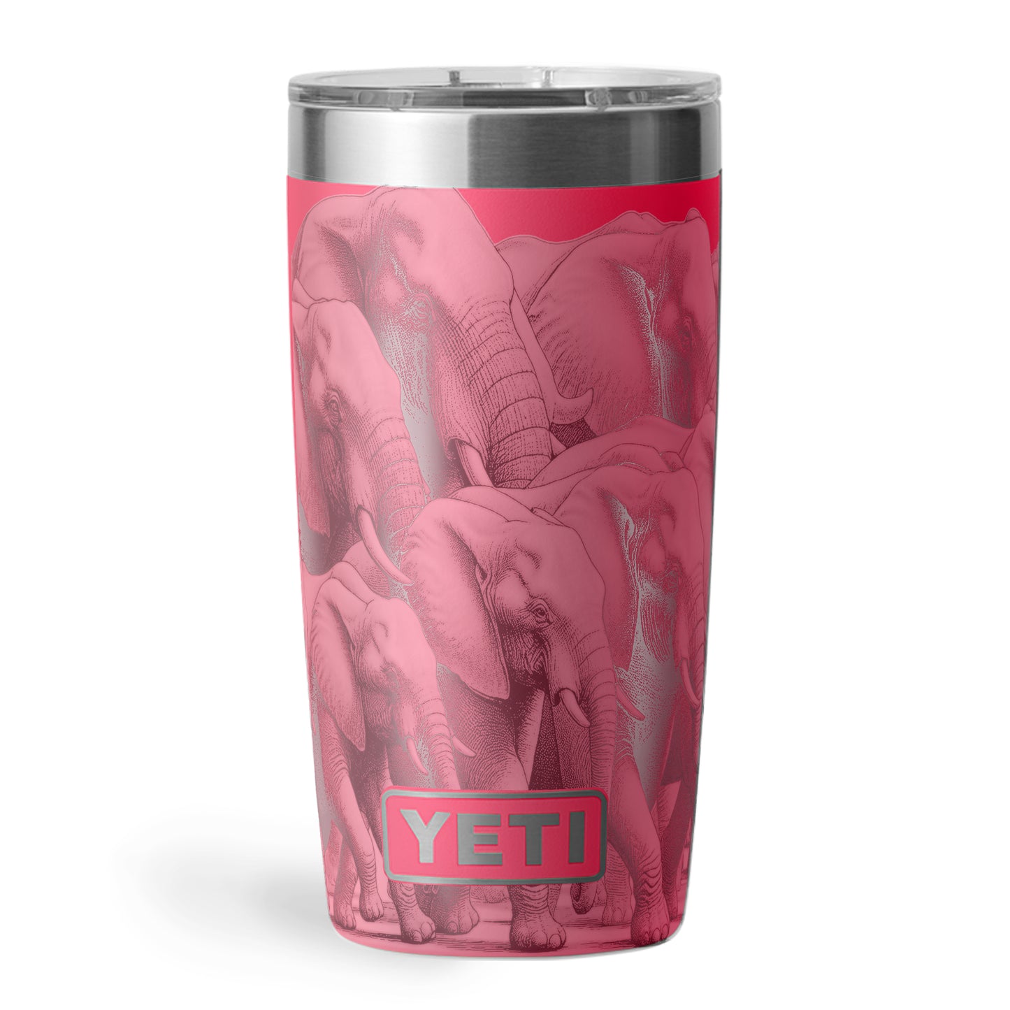 "Hey look, Elephants!" - 10oz YETI Engraving