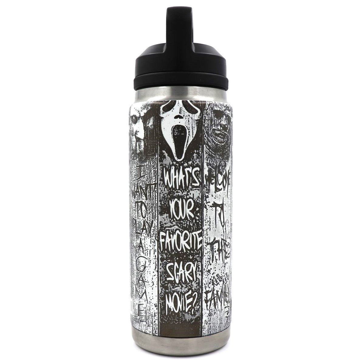 Horror Strip Wrap - YETI 26oz Bottle Engraving