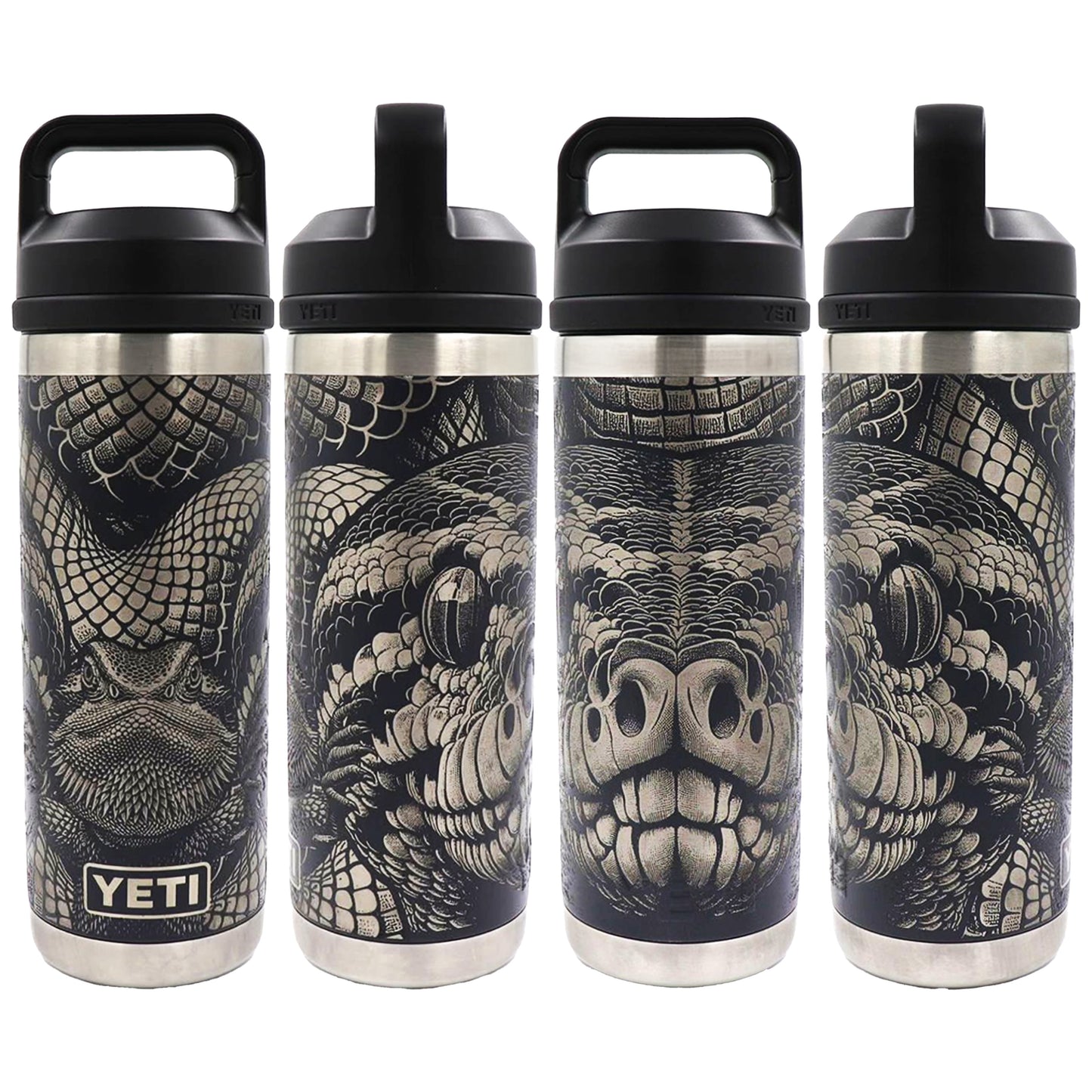 Reptile Wrap - YETI 18oz Bottle Engraving