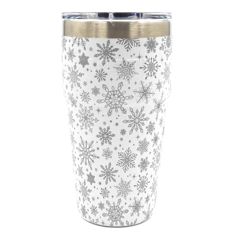 Snowflakes Wrap - YETI 20oz Stackable Cup Engraving