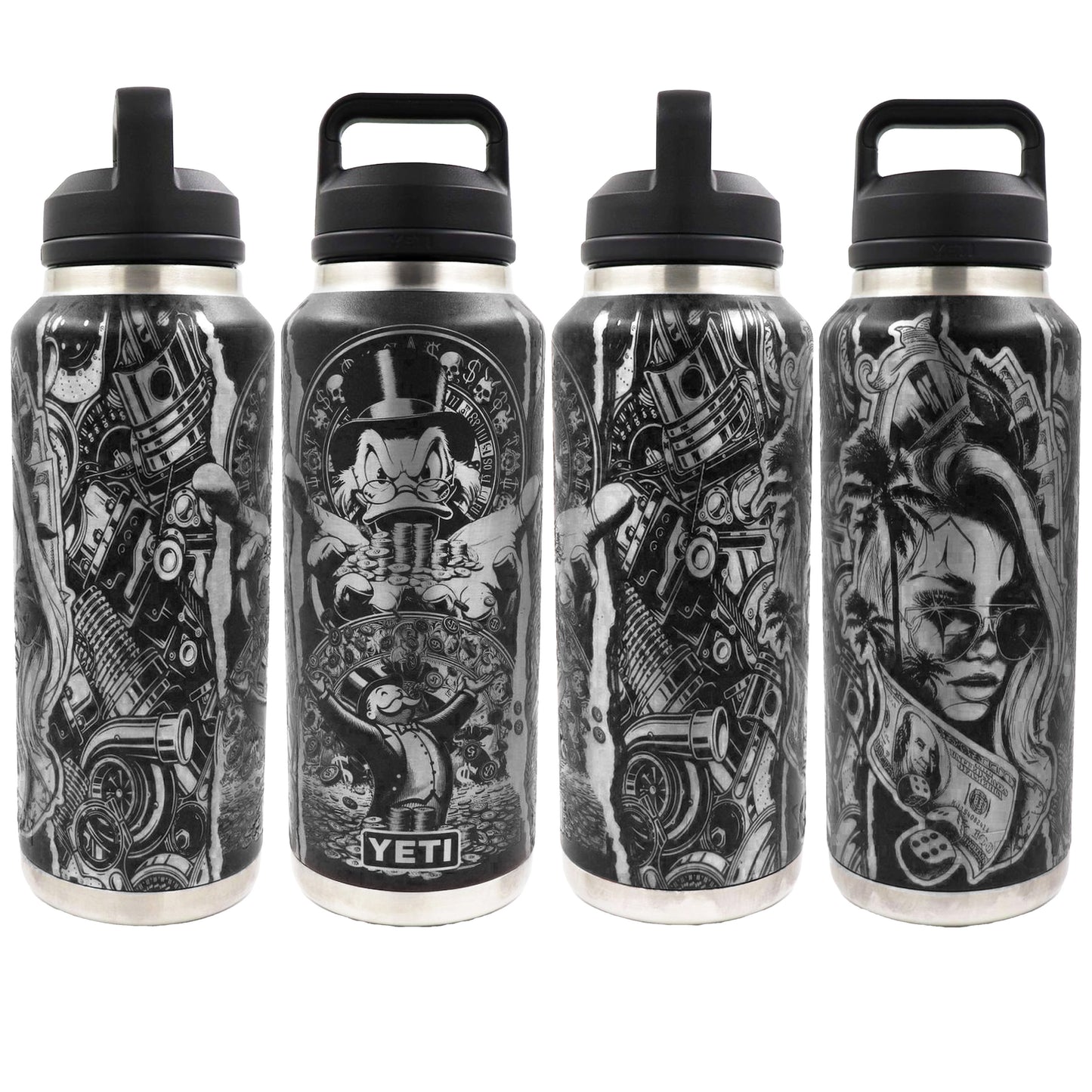 Cash Machine Wrap - YETI 46oz Bottle Engraving
