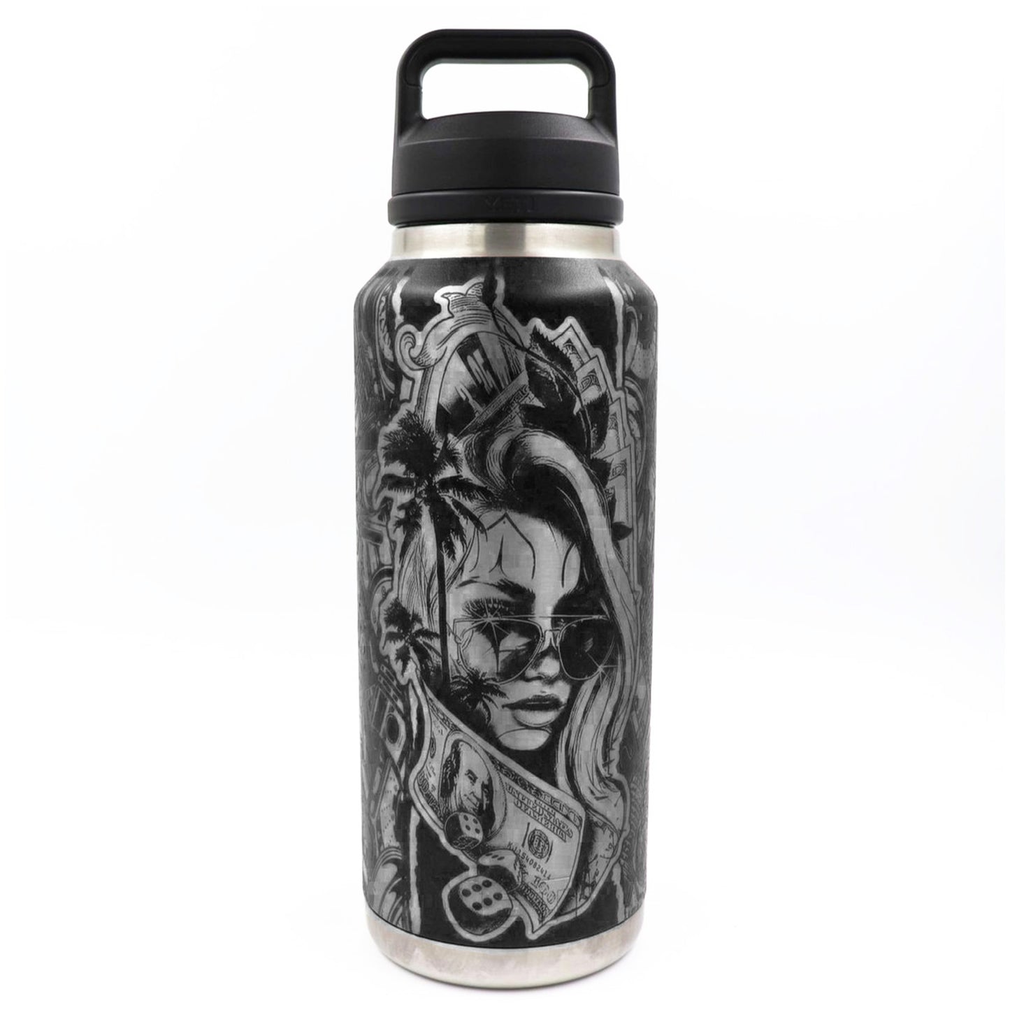 Cash Machine Wrap - YETI 46oz Bottle Engraving