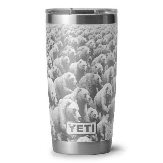 "Ahhhhhh!!! Bears!" - 20oz YETI Engraving