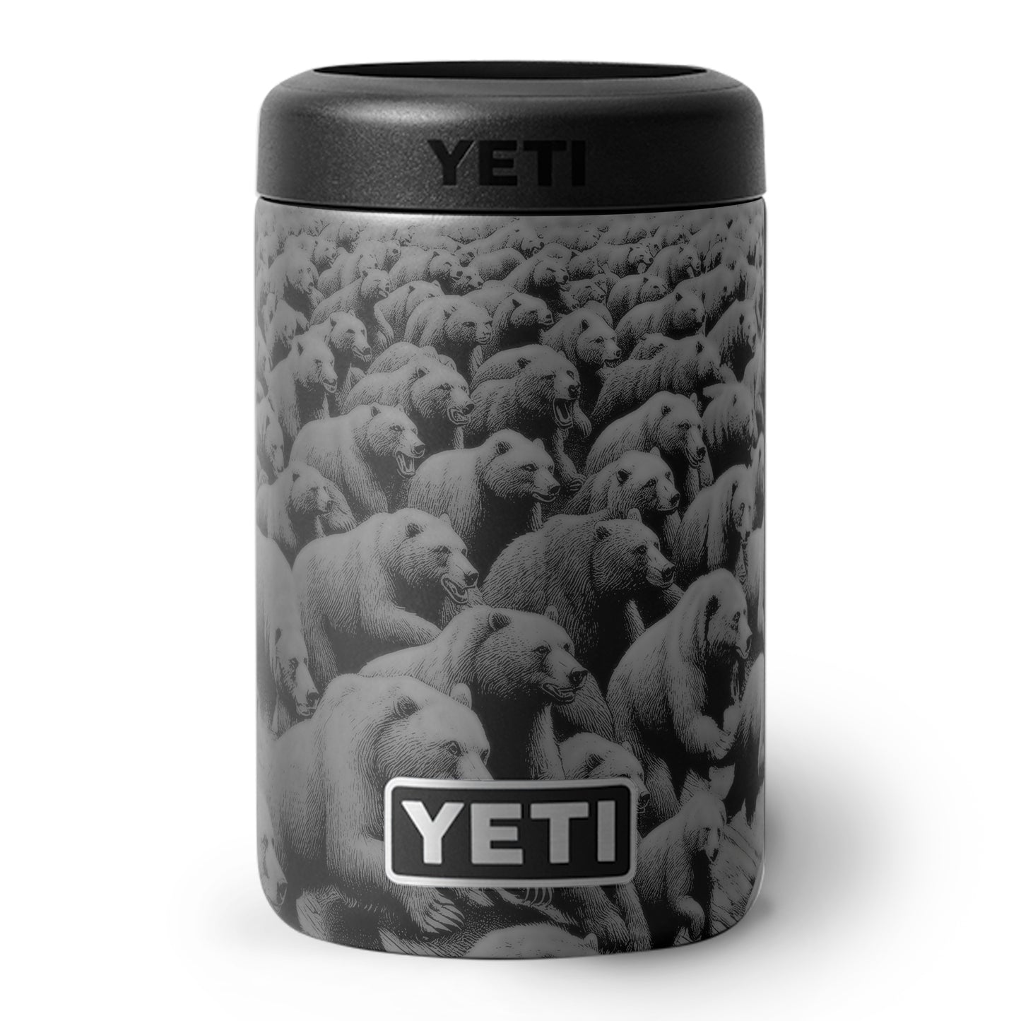 "Ahhhhhh!!! Bears!" - YETI Colster Engraving