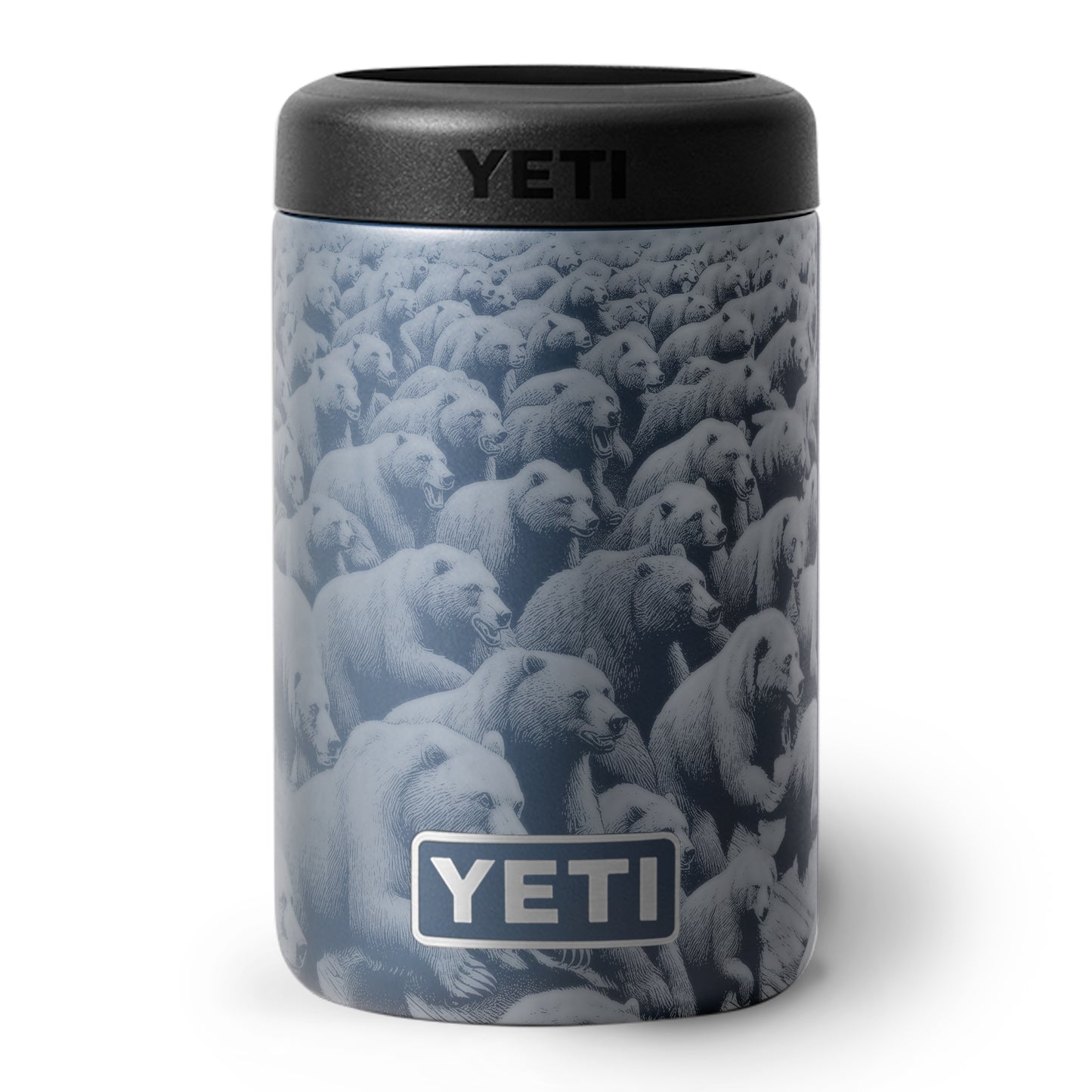 "Ahhhhhh!!! Bears!" - YETI Colster Engraving