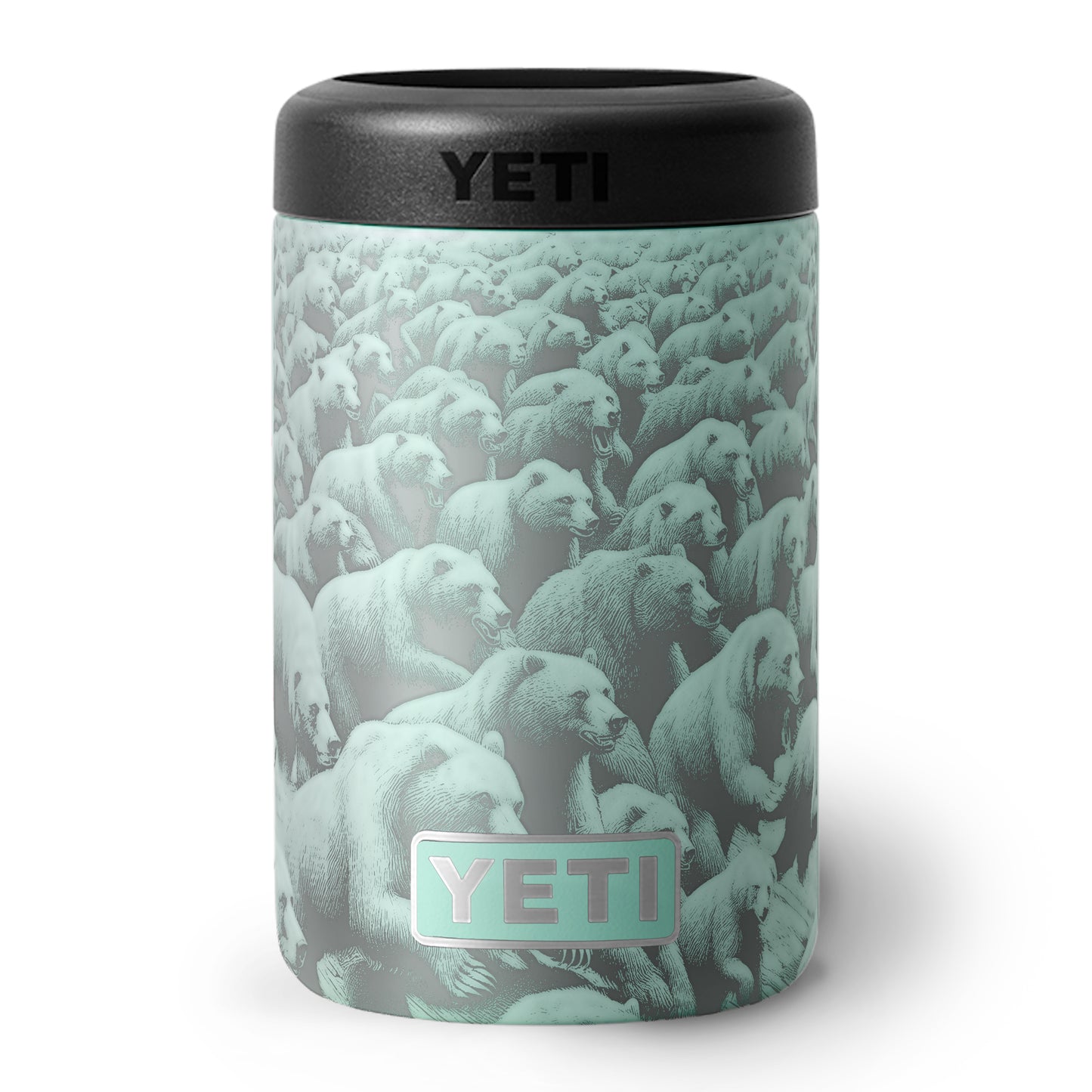 "Ahhhhhh!!! Bears!" - YETI Colster Engraving