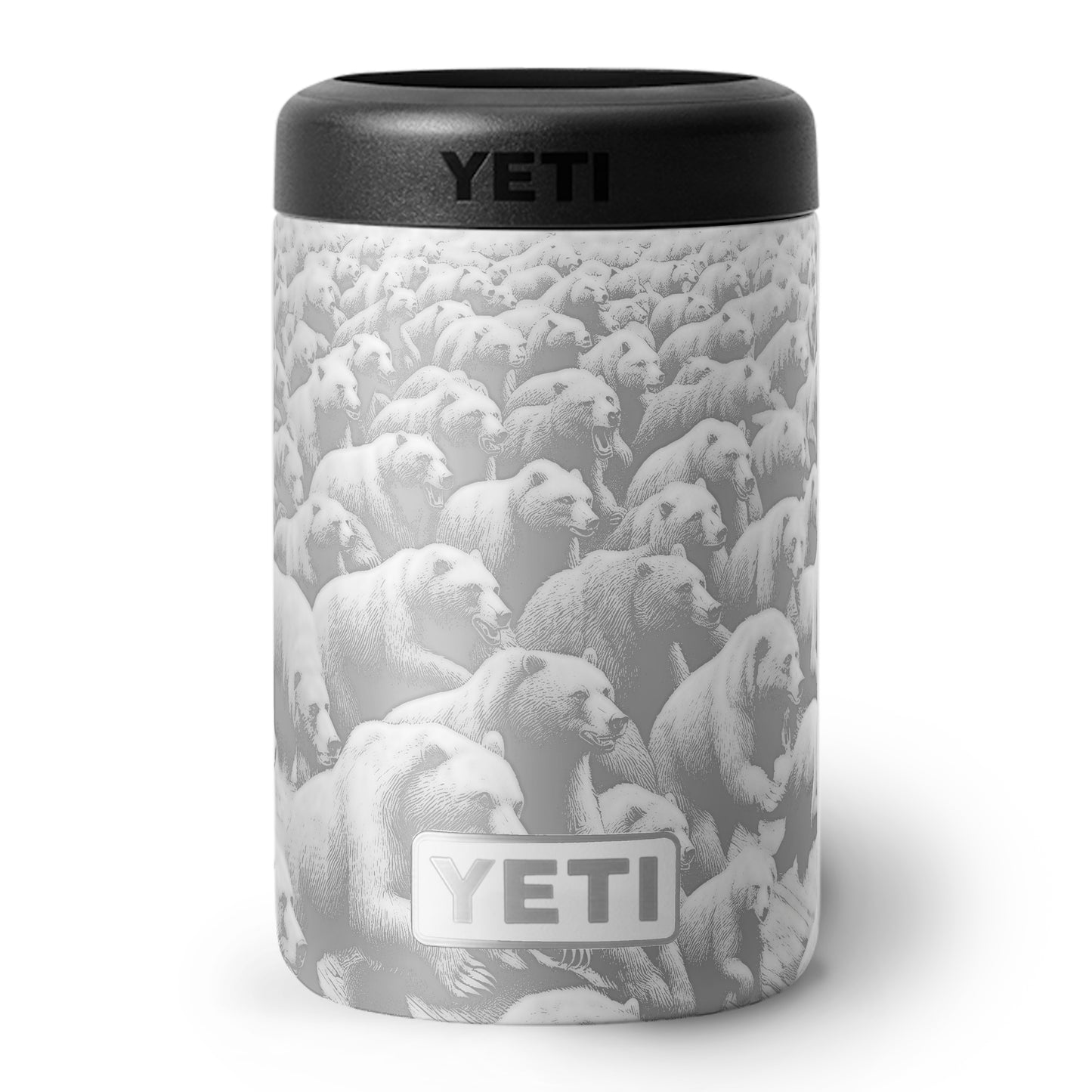 "Ahhhhhh!!! Bears!" - YETI Colster Engraving