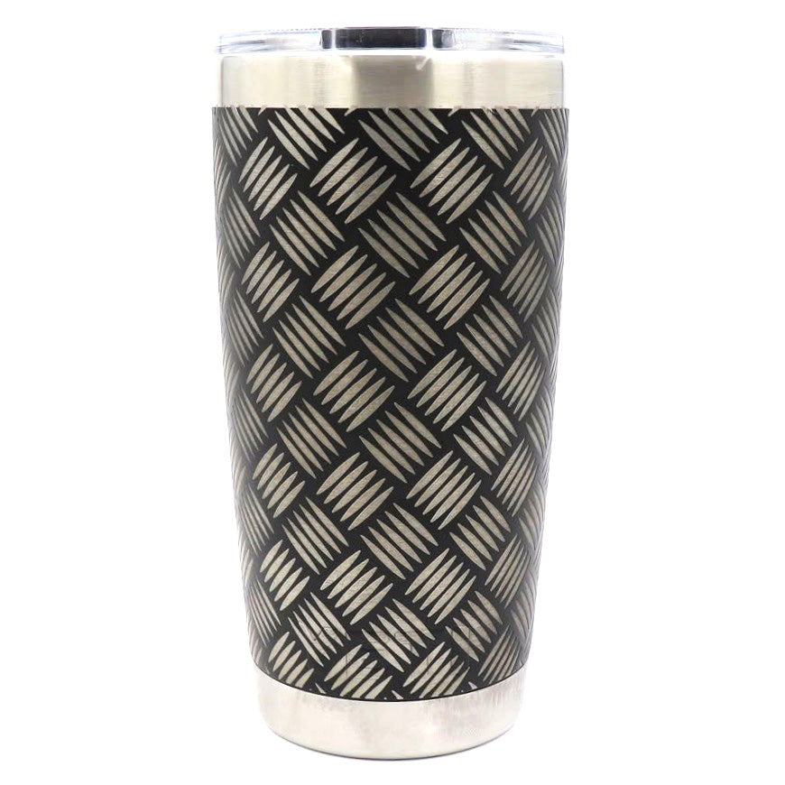 Checker Plate Wrap - YETI 20oz Tumbler Engraving