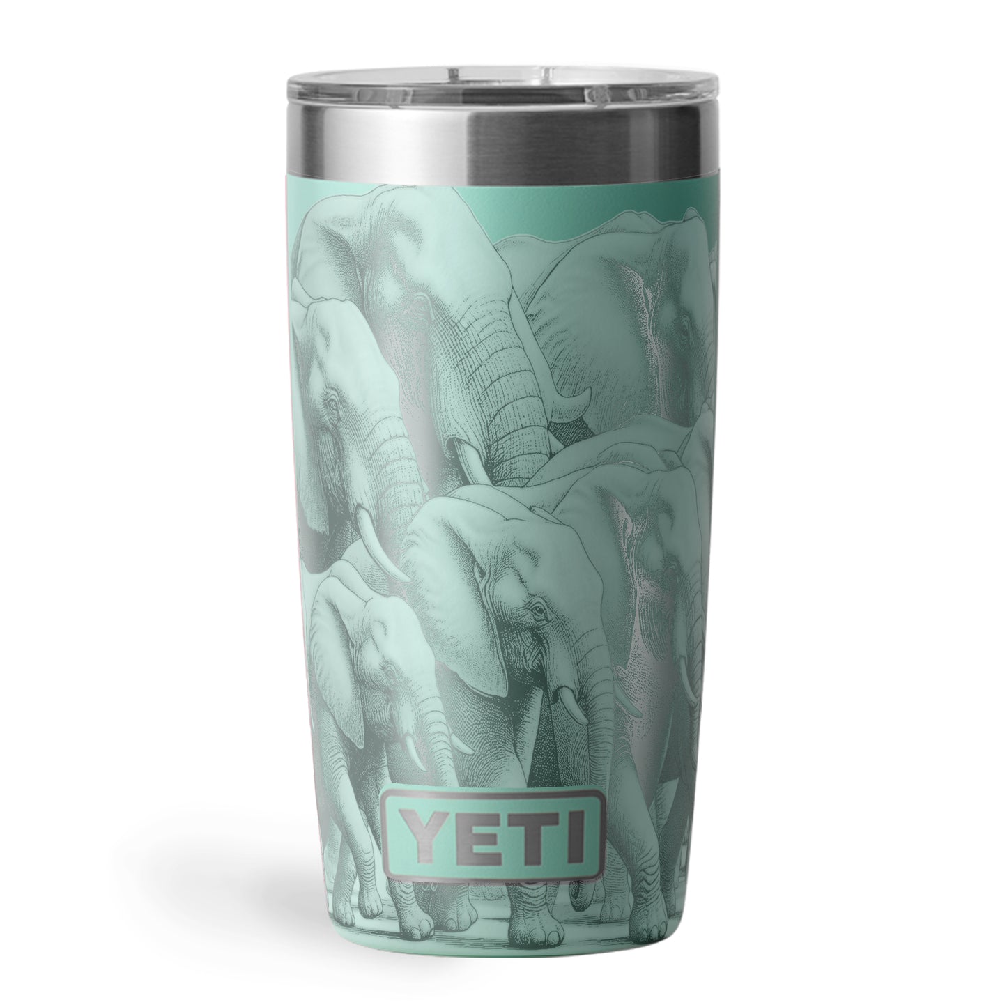 "Hey look, Elephants!" - 10oz YETI Engraving