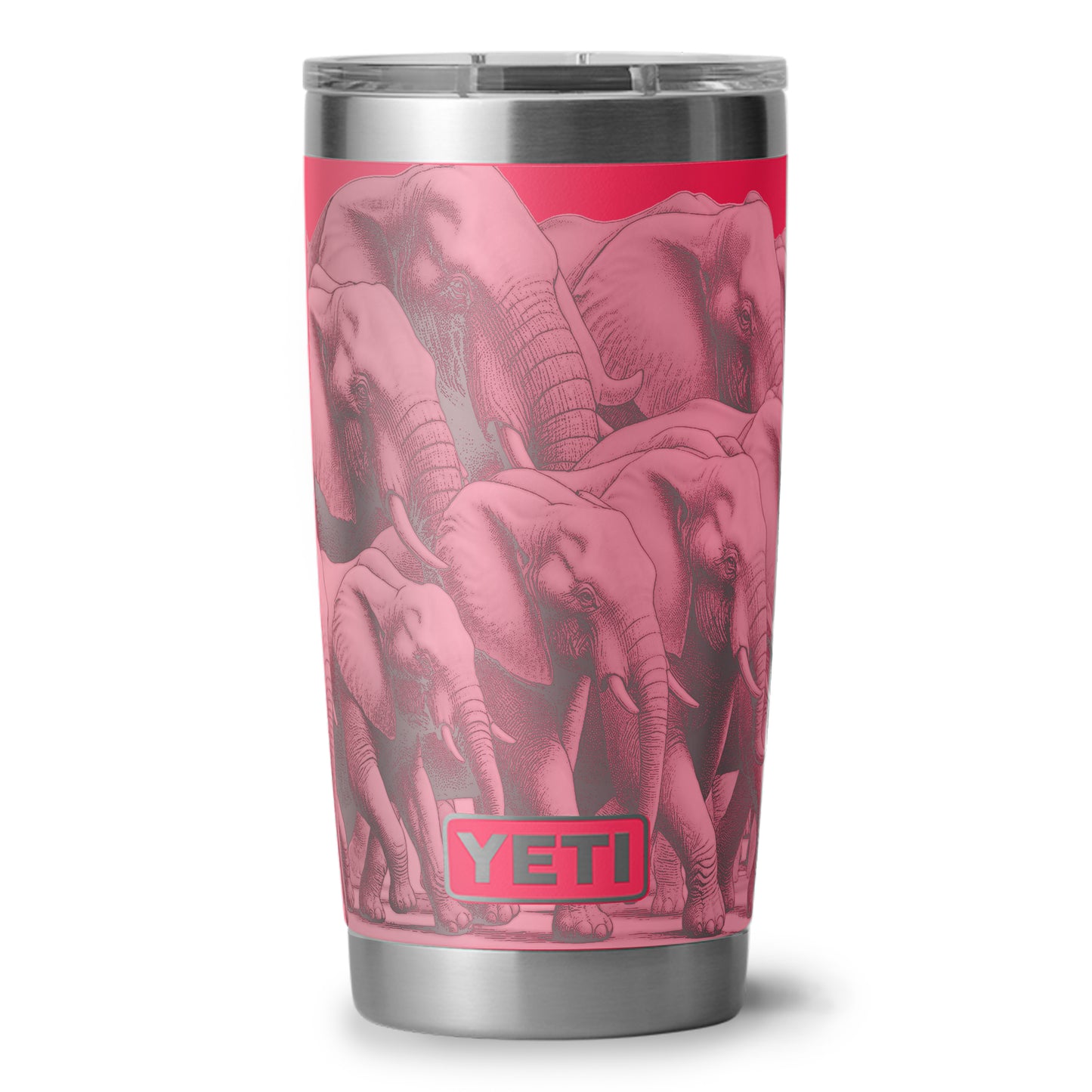 "Hey look, Elephants!" - 20oz YETI Engraving