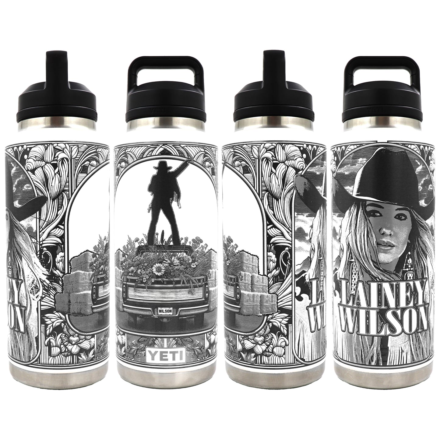 Lainey Wilson Wrap - YETI 46oz Bottle Engraving