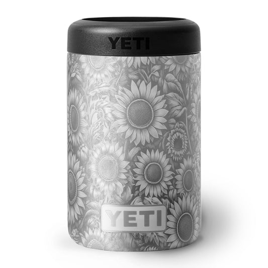 Sunflowers - YETI Colster Engraving